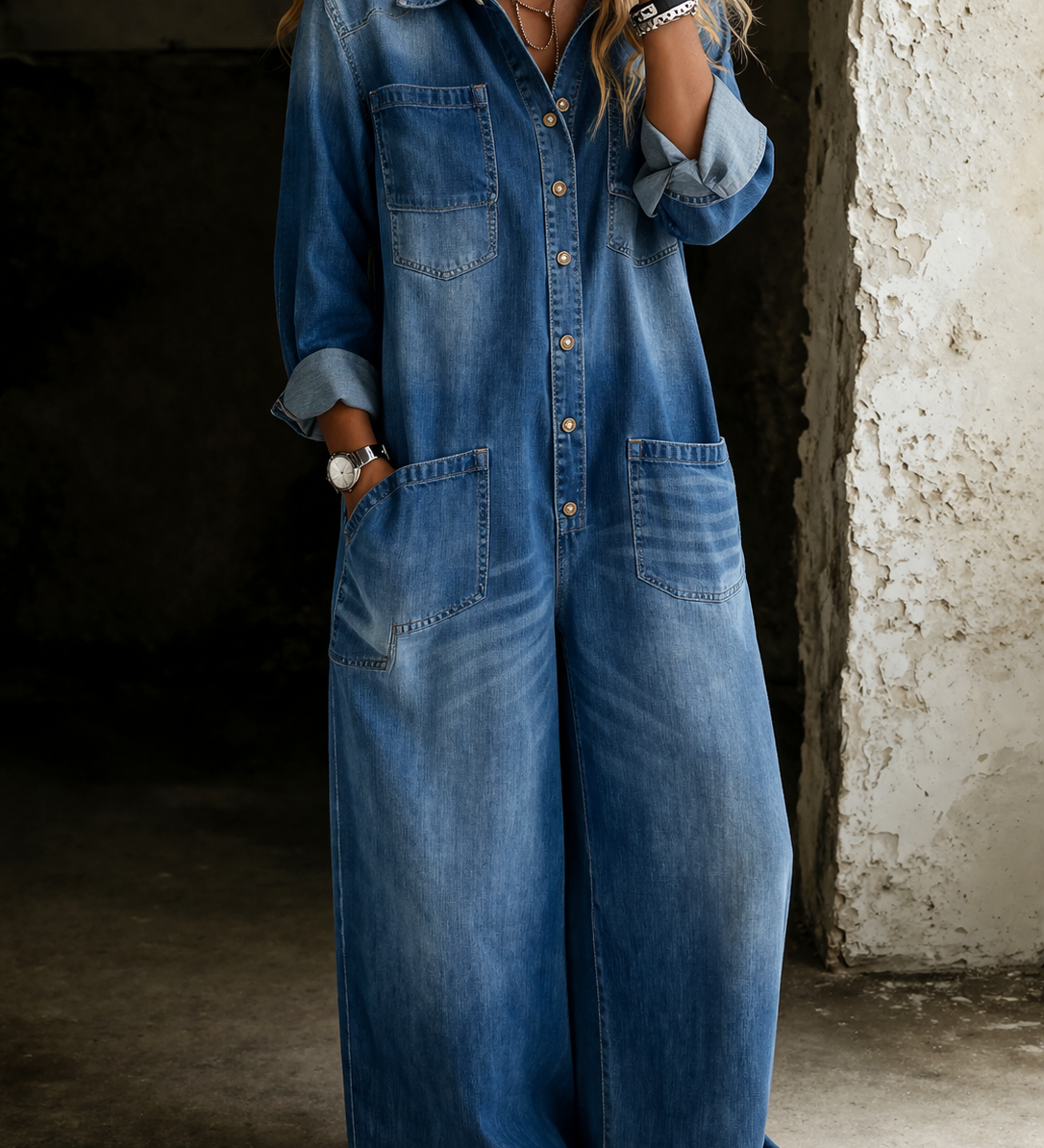 Sienna - Comfortable Casual Jumpsuit