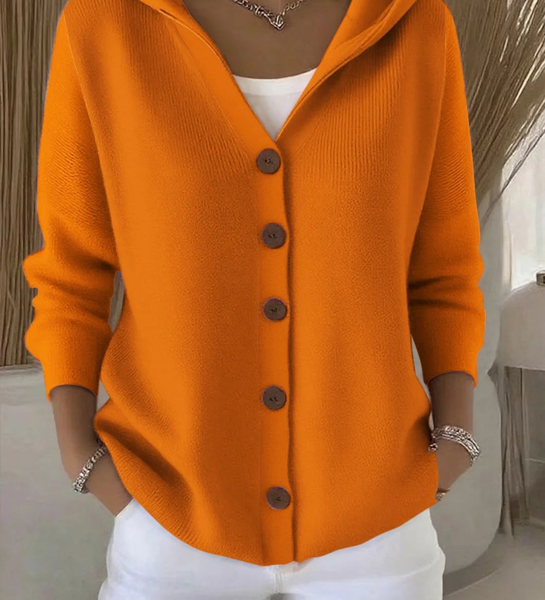 Doris | Hooded Knit Cardigan