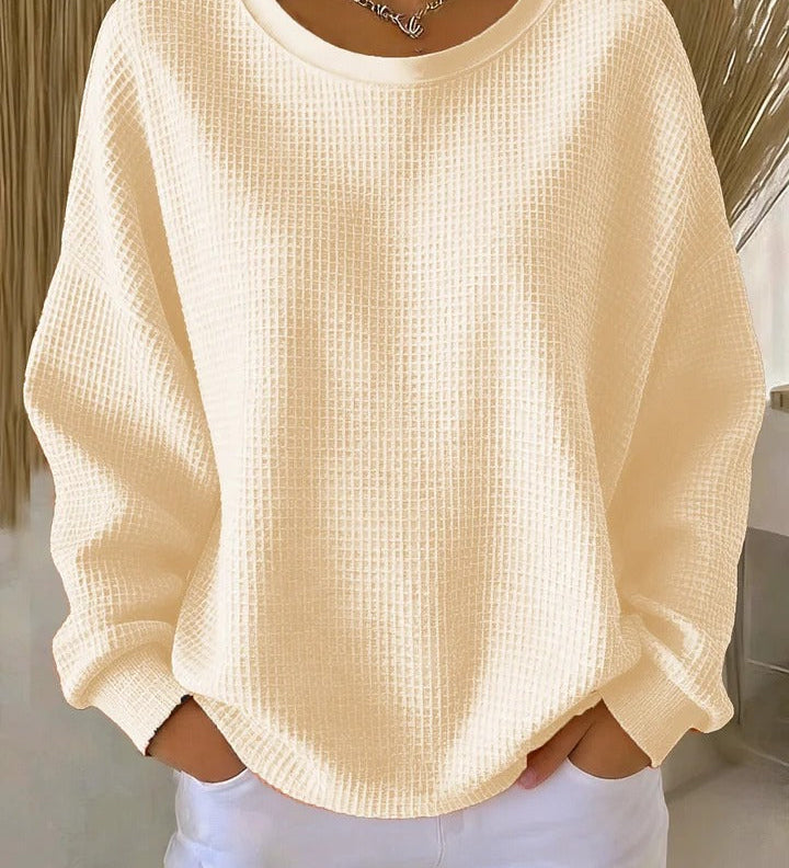 Diane | Classic Waffle Knit Sweater