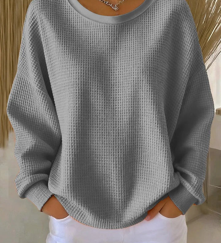 Diane | Classic Waffle Knit Sweater